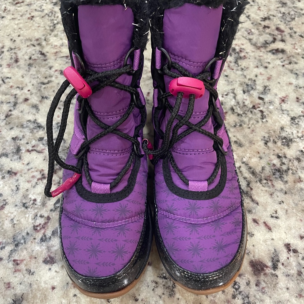 Sorel Purple and Black Snow Boots